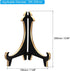 PATIKIL 10" Acrylic Decorative Plate Stand Holder, Foldable Thicken Picture Easel Frame Display for Photos