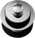 Westbrass 1-1/4" NPSM Fine Thread Twist & Close Bath Drain Plug, Polished Chrome