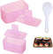 Musubi Maker Press, 2 Pack Rice Ball Mold, Rectangle Thousand Layer Sushi Maker Mold (Pink)
