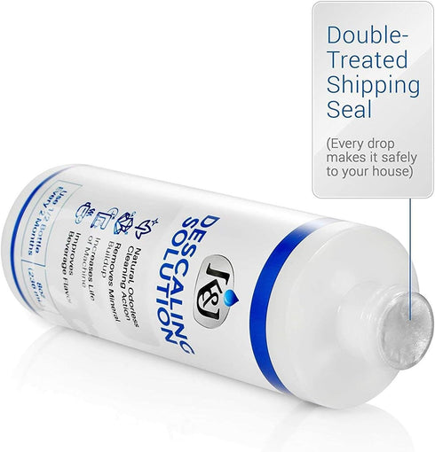 K&J 2-Pack Universal Descaling Solution, Compatible with All Coffee Brewers