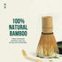 Jade Leaf Matcha Traditional Bamboo Whisk (Chasen) + Scoop (Chashaku) - Tea Set for Matcha Green Tea Powder Preparation