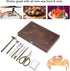 8PCS Set Set Set Hammer/Spoon/Shaving/Axe/Fork/Tweezers/Scissors Walfront Lobster Crab Cracker Tools Stainless Steel