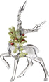 Ganz H4 Kissing Krystals Christmas Acrylic 6in Mistletoe Reindeer Figurine, KK343