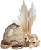 George S. Chen Imports SS-G-71529 Dragon Egg Statue Figurine with October Birthstone, 5", Opal White