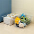 SANNO Wire Freezer Baskets, Storage Baskets for Closet, Refrigerator, Home Office, Bathroom, Pantry Organization - Set