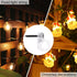 50 Pack Clear Lighting Clips for Hanging Christmas Lights - Screw-in LED Fairy Light Hangers