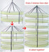 3 36 Inch HORTIPOTS Herb Drying Rack ft Hanging Dry Net for Curing Hydroponic Herb Vegetable Fruit Flower
