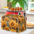 4 Slice Toaster Cover Van Gogh Style Sunflower, Plus Size Dust Cover, Oil Painting Flowers Yellow Protection