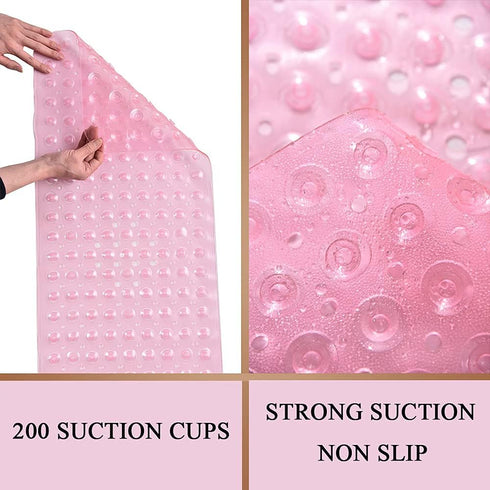 40 16 Inch 200 Sheepping Baby Bath Mat for Tub Non Slip Extra Long Cover Bathtub Mat for Toddler Kids X - Eco Friendly