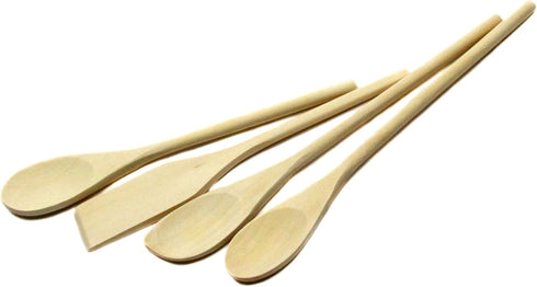 Chef Craft Classic Wooden Tool Set - 4 Piece Set, Natural