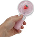 Mini Handheld Fan - USB Rechargeable Cartoon Strawberry Portable Fan for Home Office Outdoor