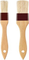 Pastry Brush-Basting Brush for Cooking, 2 Pc Boar Bristles Food Brush with Beech Wooden Handle for Baking