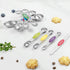 Magnetic Measuring Spoons Set, Stainless Steel Stackable Dual Sided for Cooking & Baking, Set of 8