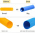 2 Set Silicone Garlic Peeler Easy Roller Tube Useful Garlic Odorfree Kitchen Tool (Black,Clear)