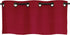 Winmate Insulated Cotton Grommet Valance 40" x 15" in Burgundy by LOFT LIVING