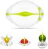 Dreamfarm Savel Flexible Food Safe - Adjustable Fruit & Vegetable Saver & Storage Cover, Clear/Green