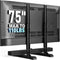 HOLMAXD Universal TV Stand for 19-75 Inch LCD LED TVs, Height Adjustable TV
