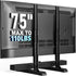 HOLMAXD Universal TV Stand for 19-75 Inch LCD LED TVs, Height Adjustable TV