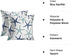 Emvency Set of 2 Throw Pillow Covers, Beach Ocean Coastal Green and Blue Starfish Decorative Pillow Cases 18x18 Inches
