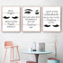 Beauty Salon Wall Decor - Eyelashes Guide Poster, Makeup Wall Art for Teen Girls, 16x24x3 inch