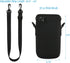 Cosmos 32 Oz Mason Jar Portable Neoprene Insulated Bag Mason Jar Insulated Holder Pouch, Glass Bottle Sleeve Cover