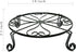 2 pack 10" 12" 10Inches NSYOOMH Rustproof Black Metal Plant Stands Heavy Duty Plants Holder Outdoor Indoor, Round