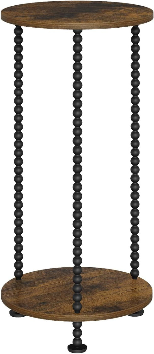 2 23" YINMIT Plant Stand Indoor, Tier Small Plant Stand, Tall Metal Spindle Poles Plant Stands, Corner Flower Pot
