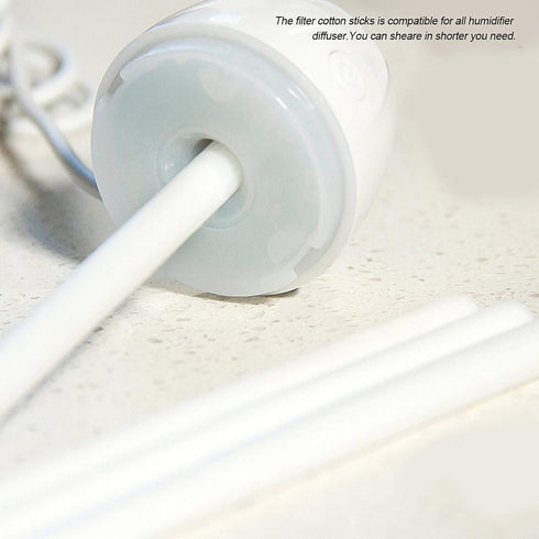 Filter Cotton Sticks,Humidifier Sticks 10 Packs Mini Portable Filter Replacement Wicks for USB Humidifier Diffuser by Wytino