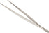 Mercer Culinary 18-8 Stainless Steel Precision Plus Chef Plating Tong, Straight, 11-3/4 Inch