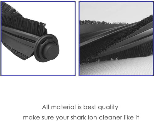 Main Brush Replacement for Shark ION Robot S87 R85 RV850 Series, 2 Pack Vacuum Cleaner Accessory Kit
