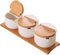 Ceramics Storage Jar Porcelain Condiment Jar Spice Container with with Flip Lid