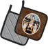 Caroline's Treasures 7286PTHD Go Team Corgi Pembroke Pot Holders, Kitchen Heat Resistant, 7 1/2 x 7 1/2