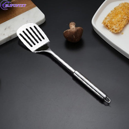 Cooking Utensils Set - 5pcs Stainless Steel Kitchen Utensils Set, Slotted Spoon, Slotted Spatula, Large Spoon, Soup