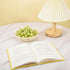 Koythin Salad Bowls, Cute Cherry Flower Ceramic Bowls, Cream Yellow Serving Bowl for Pasta, Cereal, Soup (Cherry Set of