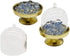 TIHOOD 12PCS Mini Cupcake Stand, Tiny Cake Dome with Clear Plastic for Chocolate, Cheese, and Candies