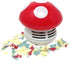allydrew Cute Portable Mini Vacuum Cleaner for Home and Office, Mushroom