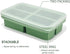 Soup Freezer Containers - Silicone Freezer Trays with Lid, Easy-Release, Reusable for Broths and Leftovers, 2 Pack