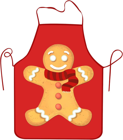 Bonieset Holiday Aprons, Adjustable Cooking Apron Chef Bib Apron for Dinner Cooking Grilling