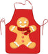 Bonieset Holiday Aprons, Adjustable Cooking Apron Chef Bib Apron for Dinner Cooking Grilling