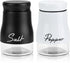 Accmor Salt and Pepper Shakers Set, 5oz Stainless Steel Seasoning Container for Home Cooking