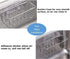 Sink Caddy Sponge Holder for Kitchen Sink, 2 Suspension Options, SUS304 Stainless Steel (Silver)