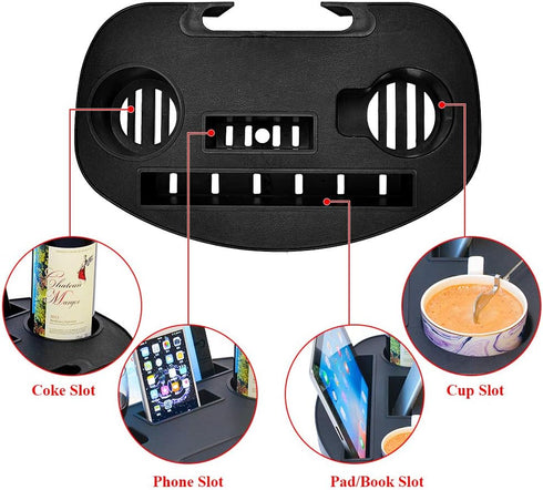 1 C-CHAIN Zero Gravity Chair Tray - Cup Holder for Fold Lounge Chairs, Zero Gravity Lounge Chairs Universal Clip