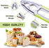 Vicsamer 2 Nut Cracker, Nutcracker, Seafood Tools, Walnut Cracker for All Nuts, Heavy Duty Shell Cracker with PCS