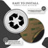 Trash and Recycle Stickers Set of 2 | Weatherproof & UV Stable | Kitchen, Pantry, Office Organization | 3x3" Round