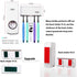 Olet Automatic Toothpaste Dispenser | Toothpaste Squeezing and Tooth Brush Holder Set (5 Brushes) | White