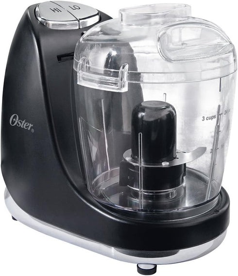 Oster FPSTMC3321 3-Cup Mini Chopper with Whisk - Black