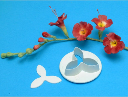 PME Freesia Cutter, Standard, White for Cake Decorating & Sugar Flowers