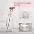 AOZITA 12 Pack, 2 oz 3 60ml Immunity, Small Clear Glass Bottles w/Lid & Funnels - Boston Shot Bottles for Health