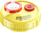 6Pcs Liquid Culture Lid for Mason Jar, Regular Mouth with 0.22um PTFE Filter & 20mm Injection Ports, Yellow