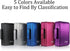 CCidea CD Case DVD Storage Holder, 128 Capacity Organizer, Portable Plastic Protective Carrying Binder for Home Travel